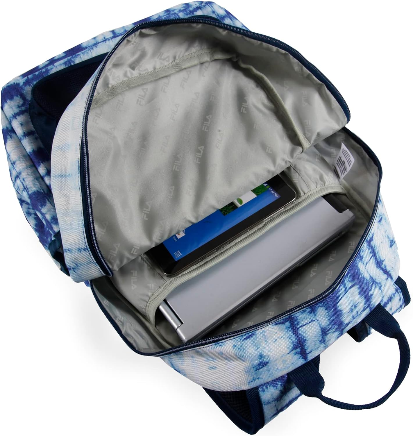 Fila Vermont 2 Laptop Backpack - Tie Dye Blue image number 5