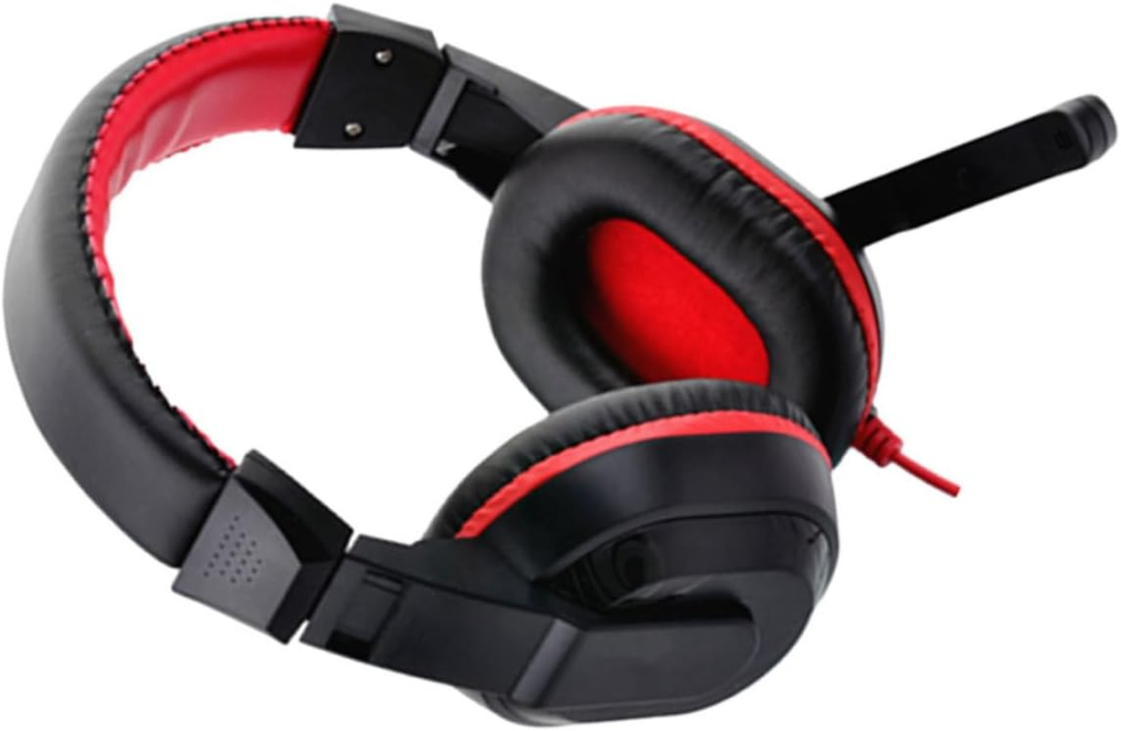 GAROZATION Wired PC Headphones with Noise-Canceling Microphone Over-Ear Gaming Headset Comfortable Headband for Laptop and Multimedia Use Random Color image number 4