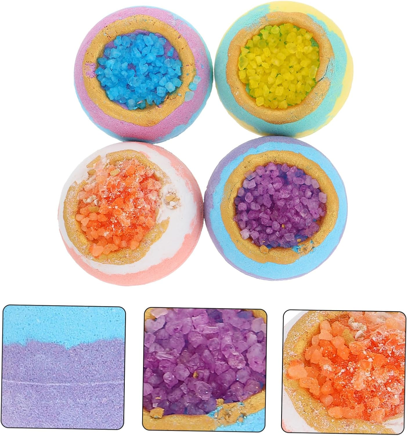 NOLITOY 4Pcs Essential Oil Natural Bathing for Relaxation and Skin Moisturizing Each Bath Accessories For image number 1