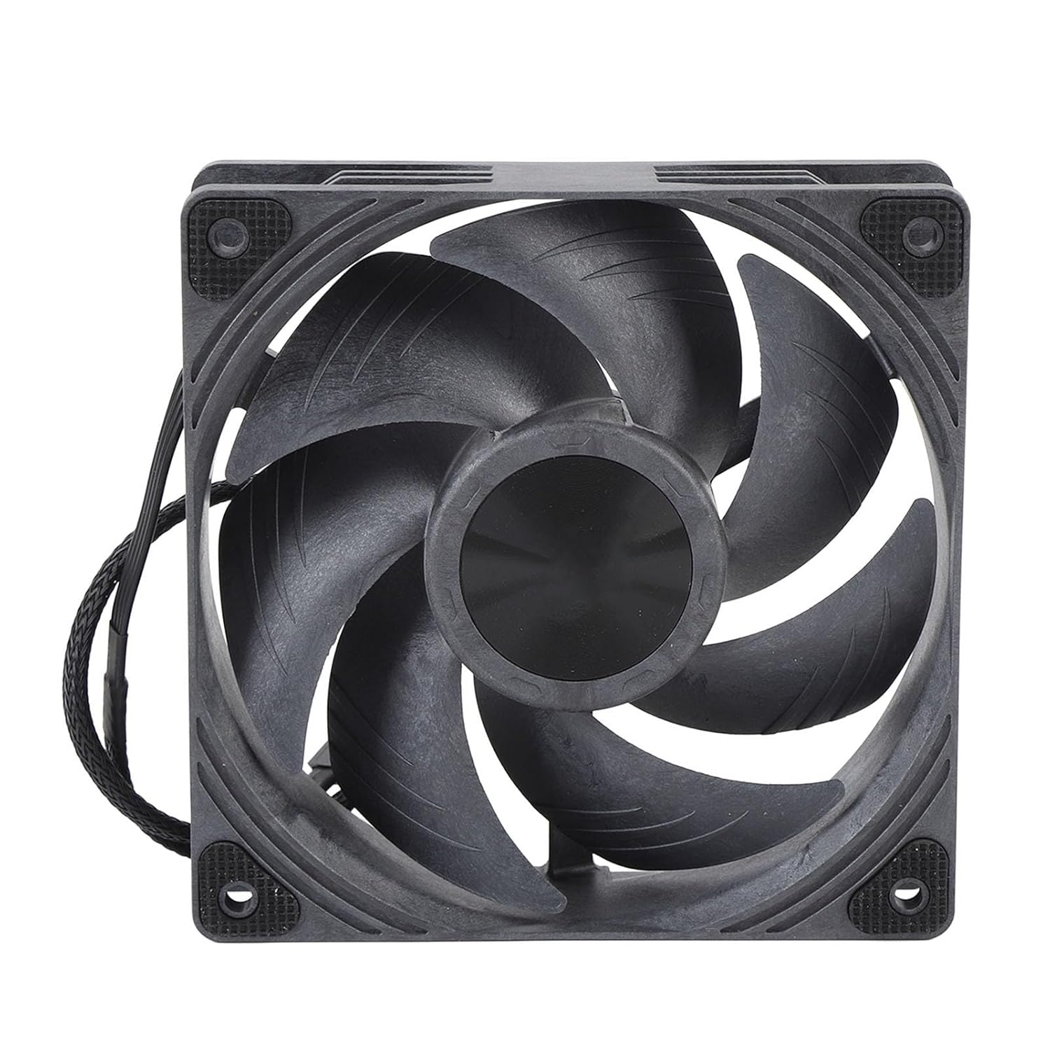 120Mm Case Fan, 4Pin PWM Silent Computer Fan, 3000RPM Double Ball Bearing Cooler Fan, Intelligent Temperature, 43.6Dba Low Noise