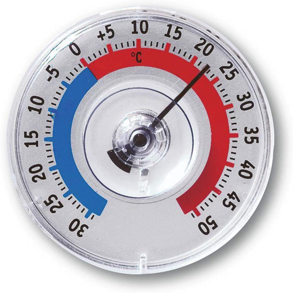 TFA Dostmann Twatcher 14.6009.30 Outdoor Weatherproof Window Thermometer L 80 X W 80 X H 27 Mm