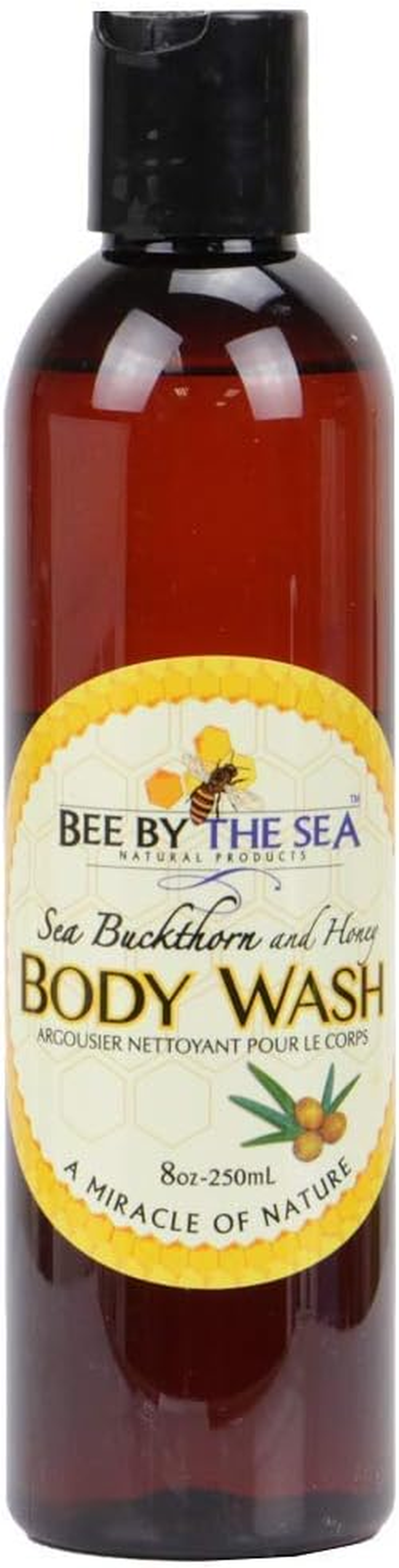 (Body Wash) - Sea Buckthorn and Honey Body Wash - a Miracle of Nature Sulphate-Free Cleanser, 240Ml by Bee by the Sea image number 2