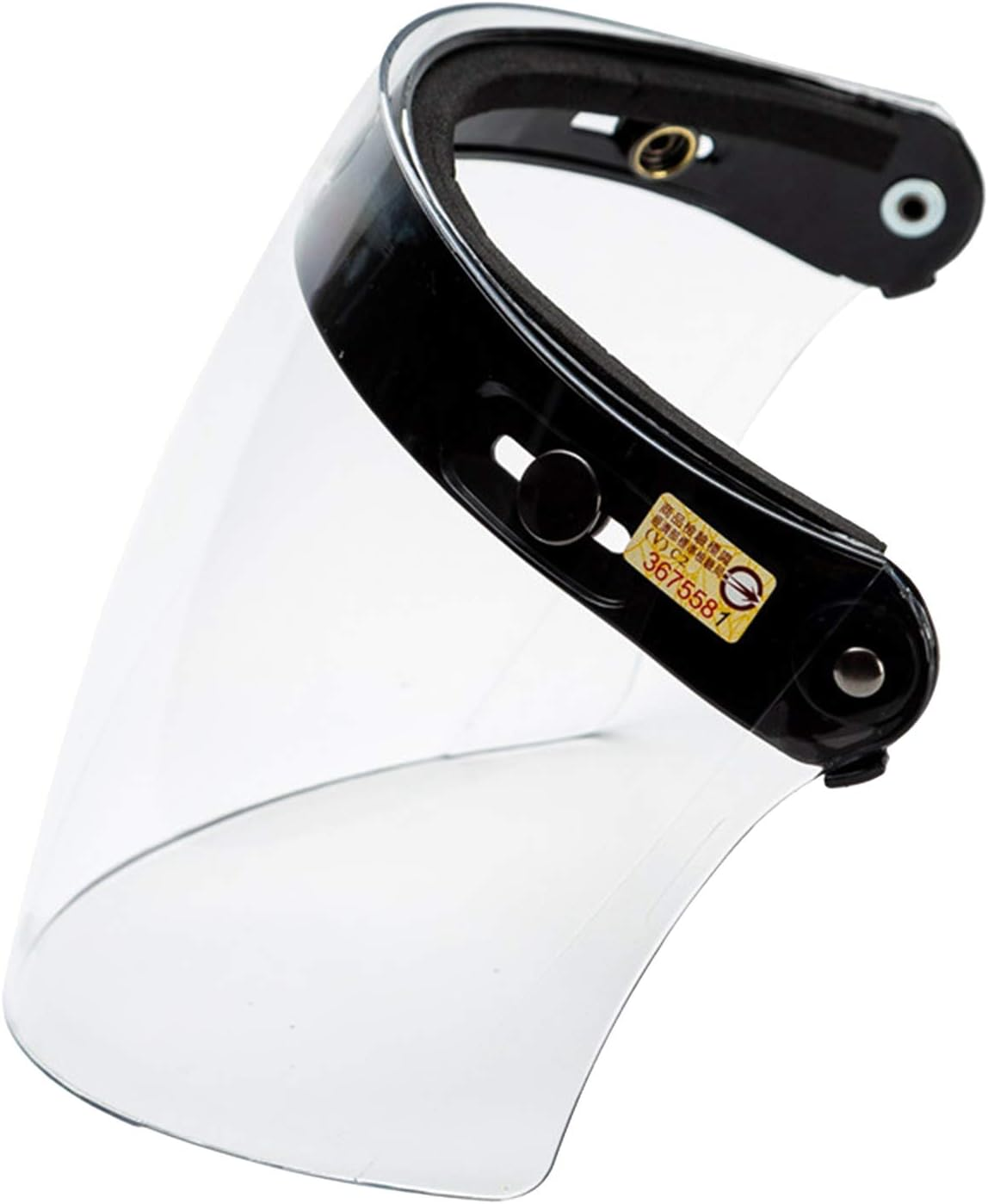 Kokiya Universal 3-Snap Open Motorcycle Open Helmet Visor Wind Lens, Clear image number 4