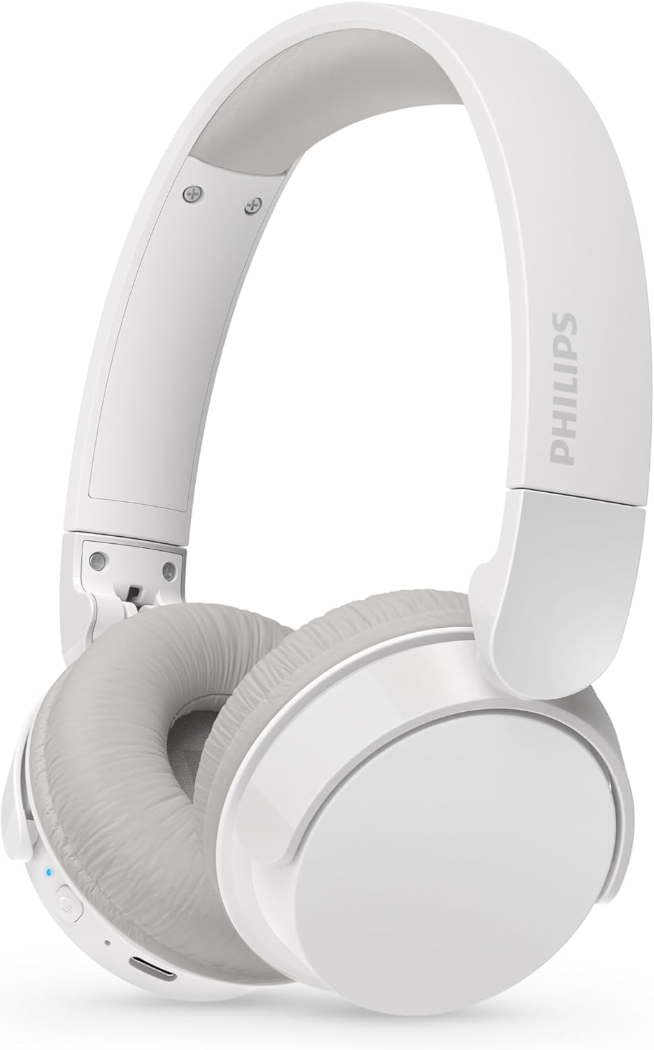 PHILIPS TAH3209BG Lightweight On-Ear Wireless Bluetooth Headphones with Passive Noise Isolation - 25 Hours Playtime, Clear Calls, Dynamic Bass, 2 Hours USB-C Charging - Beige