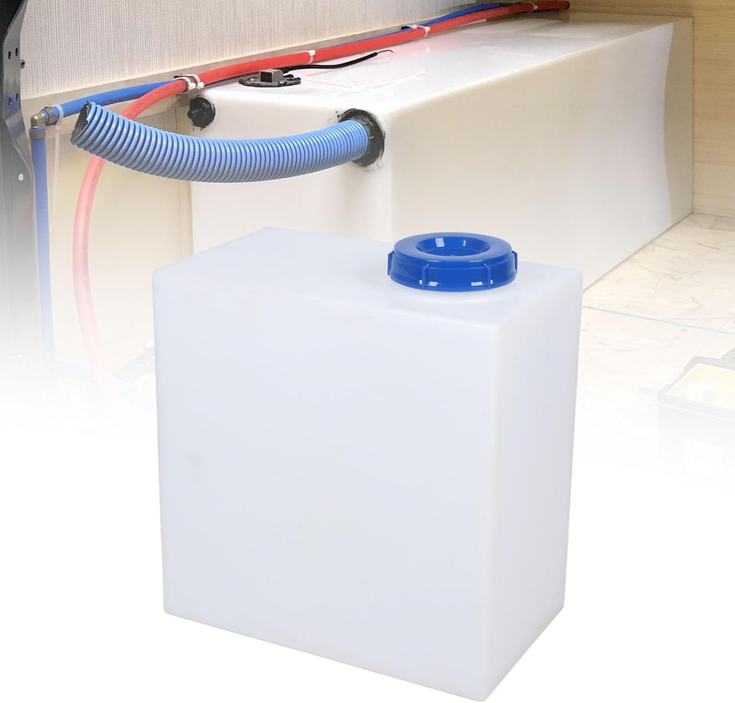 21 Gallon RV Water Tank, RV Water Storage Tank, Emergency Water Holding Tank, Portable Water Catcher for Trailer, Boat, Yacht, Home, Rvs image number 2