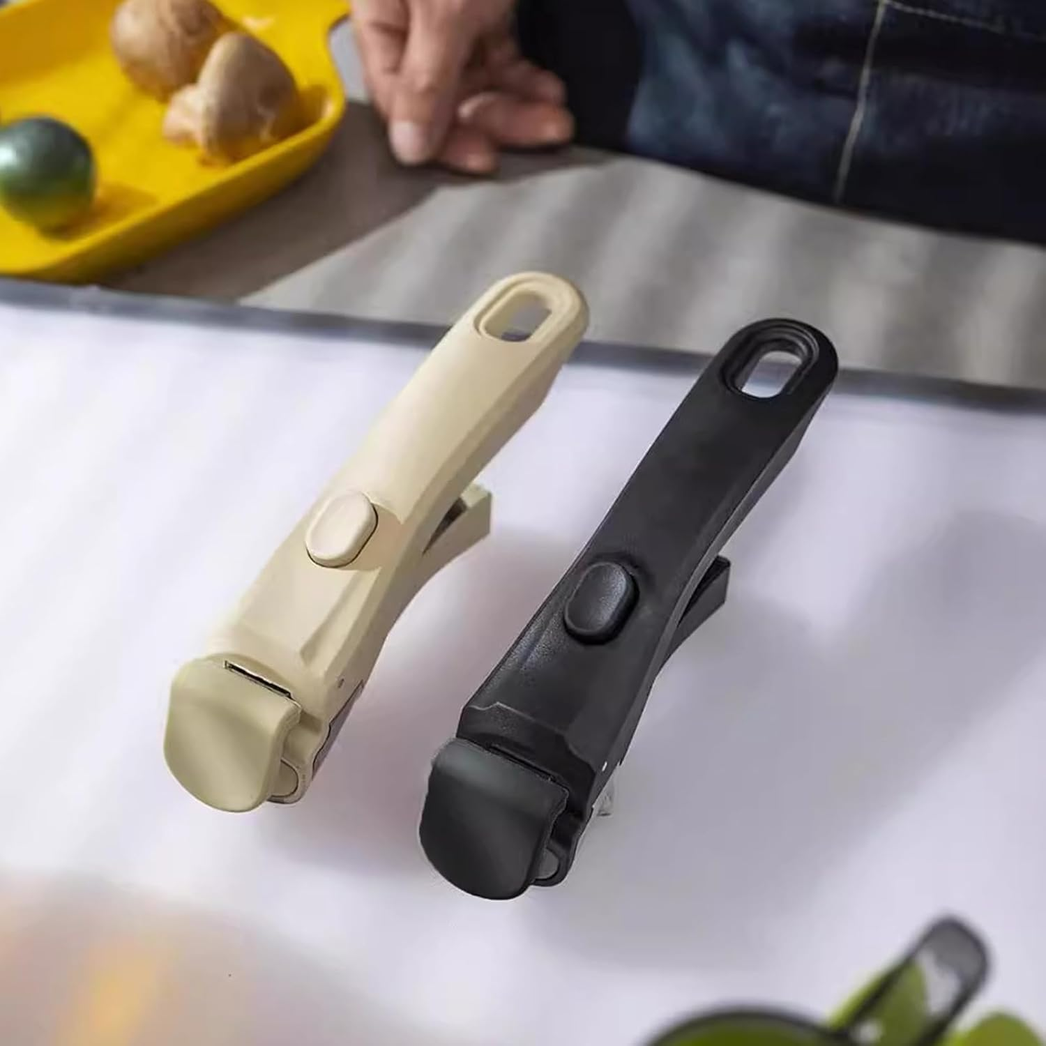 Removable Handle,Removable Pan Gripper,Handle for Detachable,Removable Pan Handle Universal Pot,Detachable Handle for Pots & Pans,Pot Handle Replacement Suitable for Cookware (White) image number 6