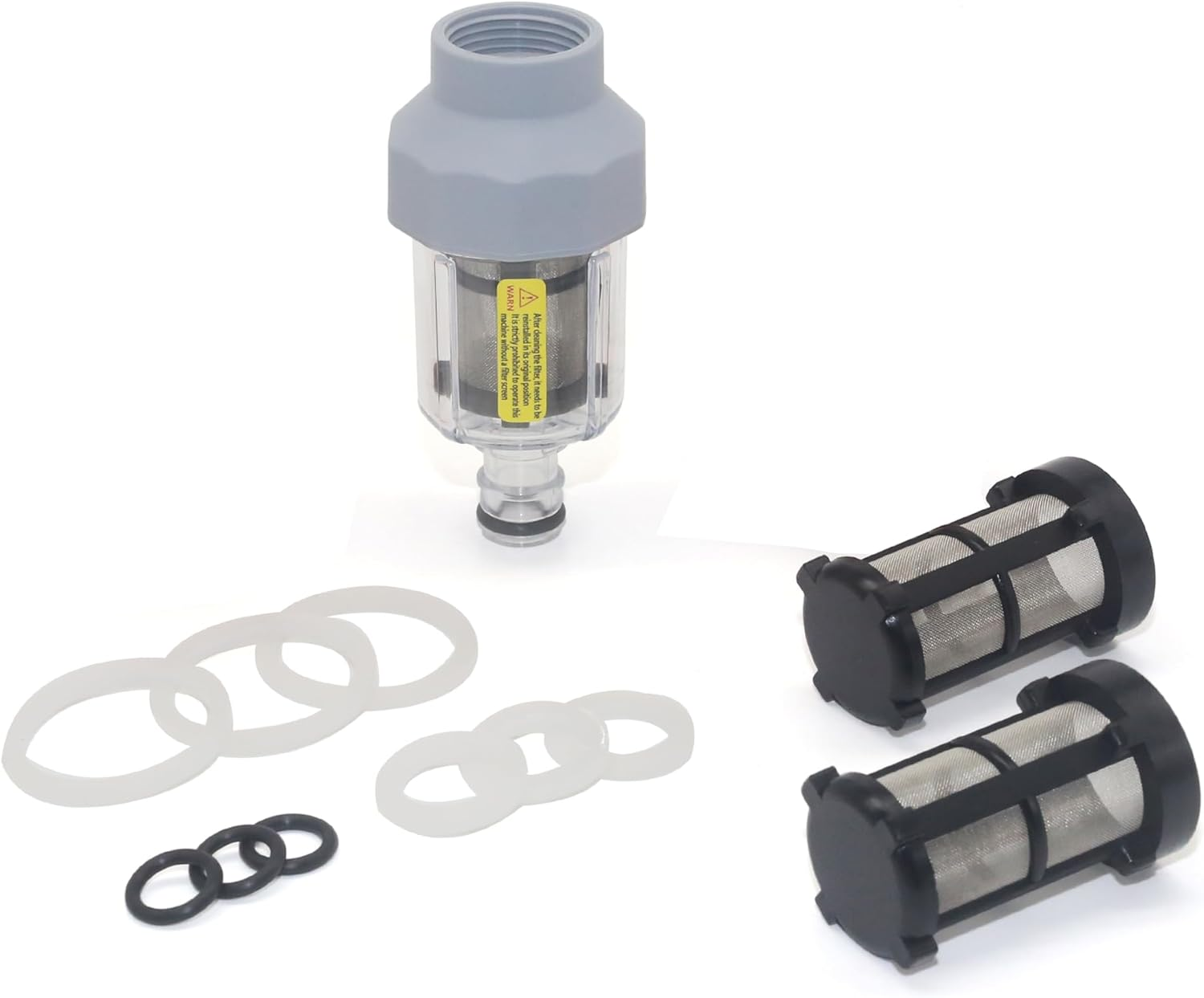 GIEX Garden Hose Filter 3/4" Inline with Quick Connect Adapter & Hose End Connector, Protects Irrigation Systems, RV, Pool & Pressure Washer image number 2