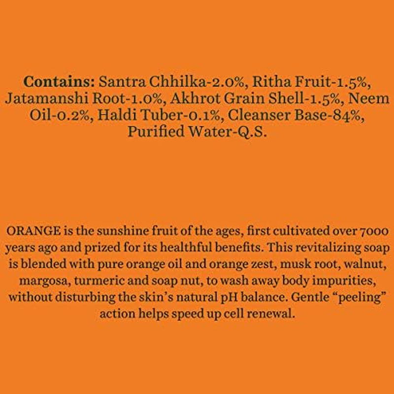 Biotique Bio Orange Peel Revitalizing Body Soap, 150G image number 2