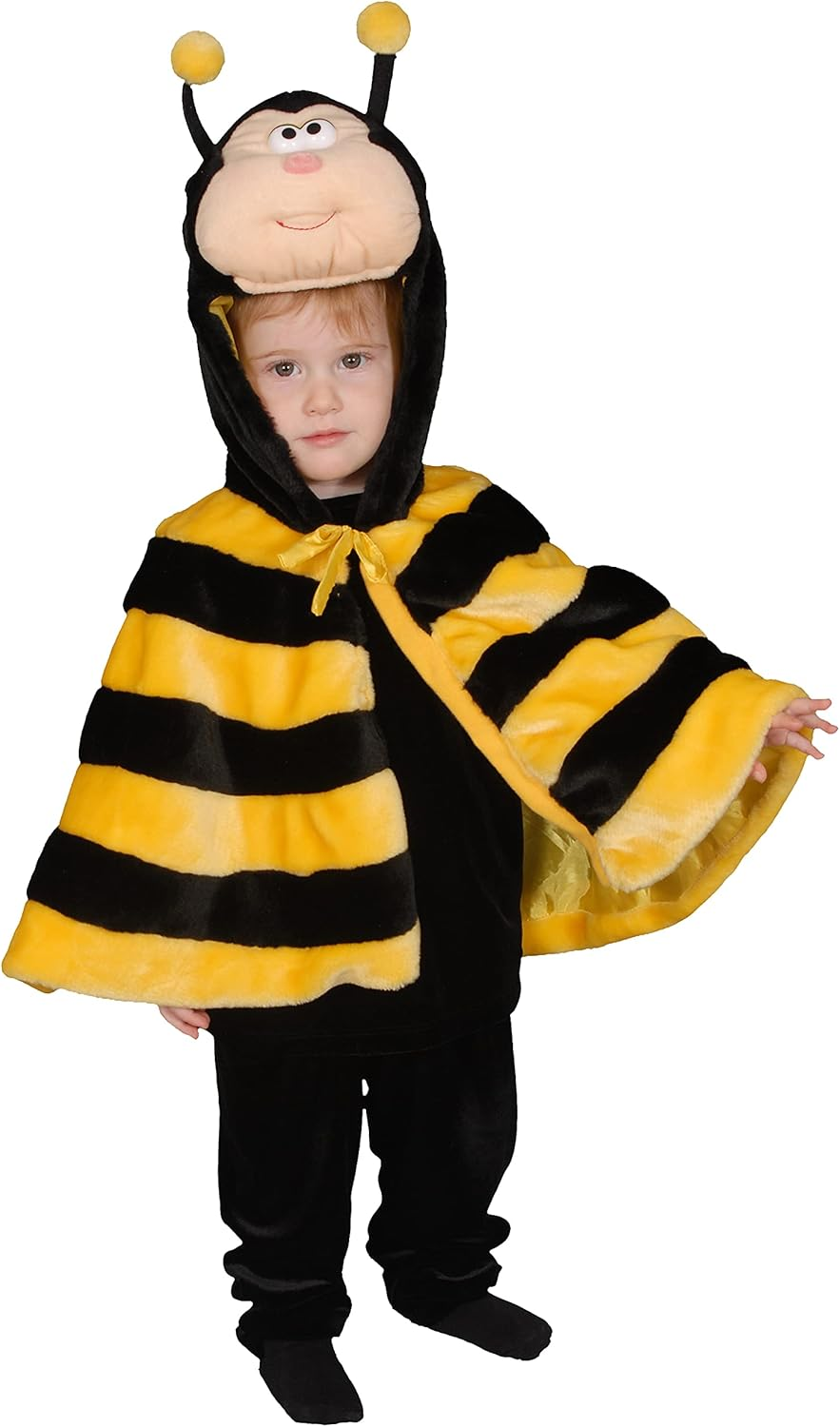 Dress up America - Costume Bumblebee Honey Wasp Birthday Bug Party Children Little Lively Honey Bee, Multi-Colored., Black, 12-24 Months