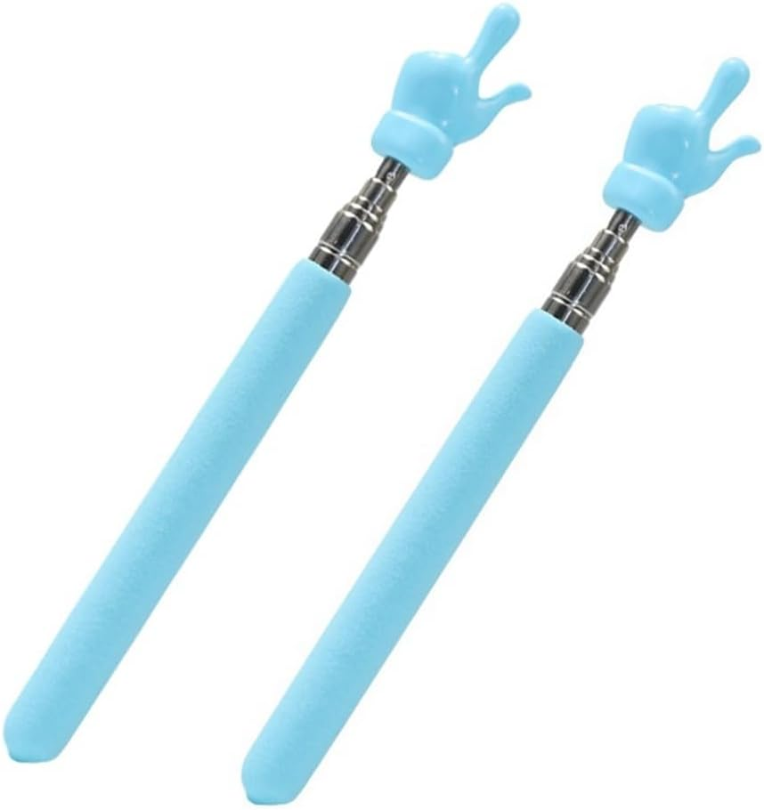 Teacher Pointer Sticks Finger,Pointer for Classroom,Telescoping Hand Pointer, Retractable Classroom Pointer Fingers for Elementary School Kindergarten Teacher,Classroom Supplies (1 PCS, Black)