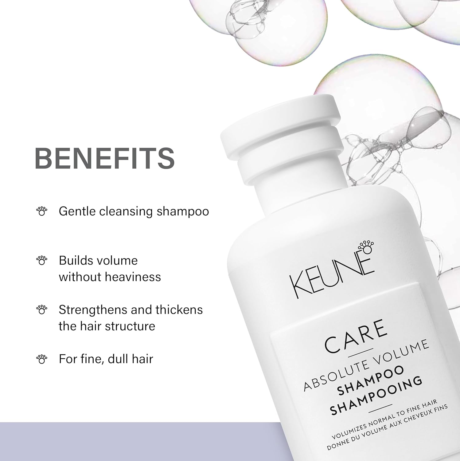 Keune Absolute Volume Shampoo 300Ml image number 3