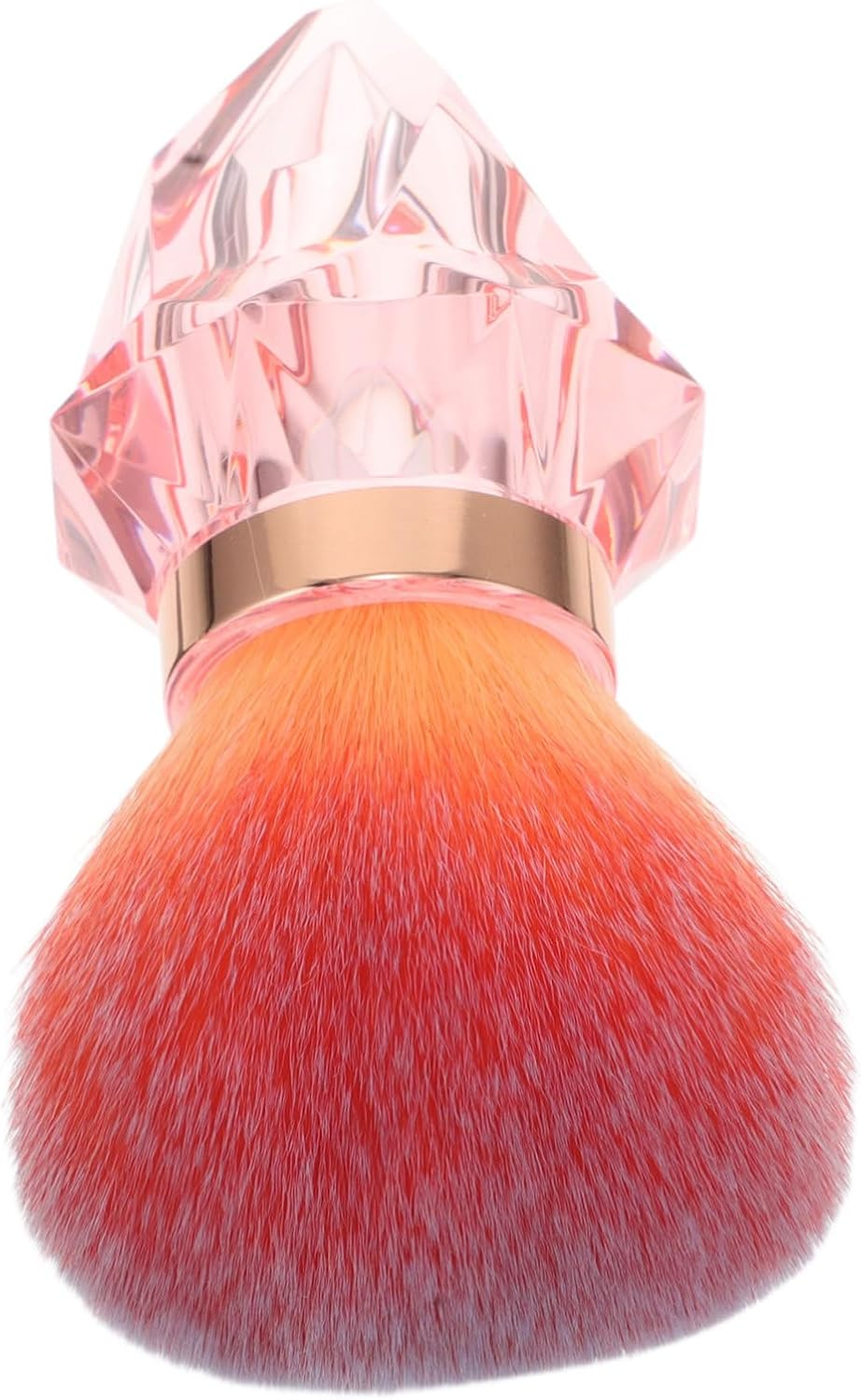 WEKADRIN Nail Dust Brush Diamond Shape for Nail Art Makeup Powder Applicator Soft Bristles Multi-Use Beauty Tool