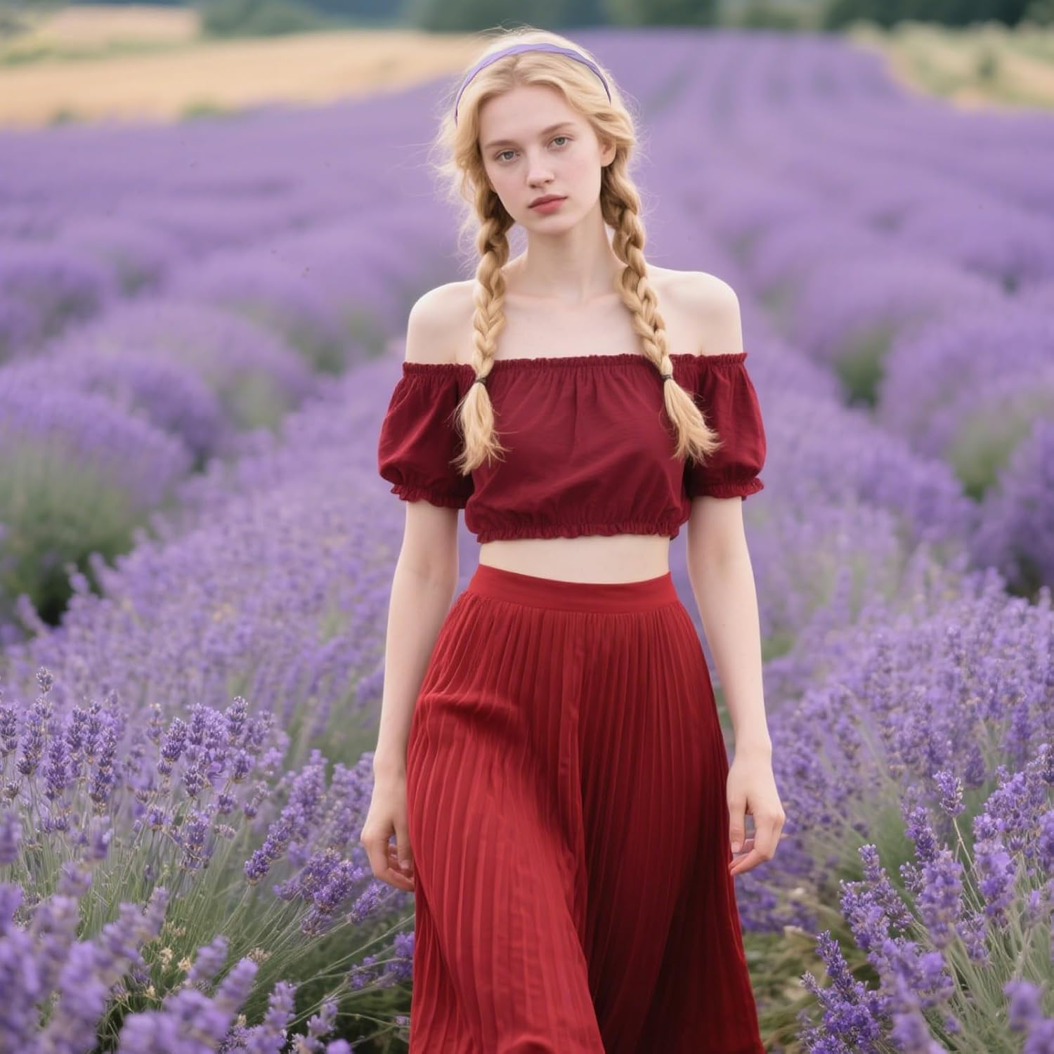 8 X Rubber Hair Wreaths in Fruit Gum Colours with Teeth image number 1