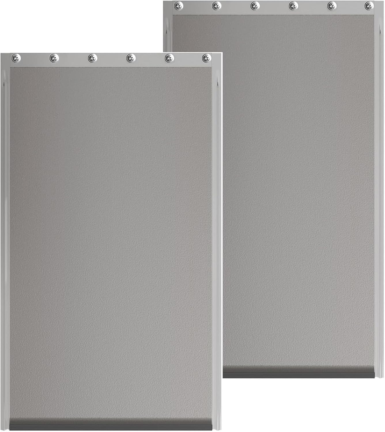 2PACK Large Dog Door Replacement Flaps with Screws - Pet Door Replacement Flap Compatible with Petsafe Freedom Doggie Doors Replacement Flaps PAC11-11039 10 1/8" X 16 7/8", Flexible, No Warped image number 2