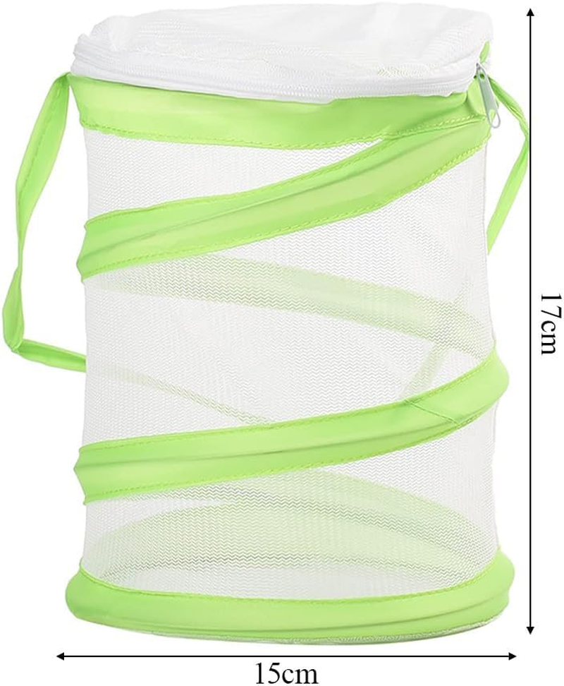 Butterfly Habitat Cage,Portable Insect Catcher Net,Foldable Mesh Cage,For Insect Watching and Catching,16 X 20 Cm image number 2