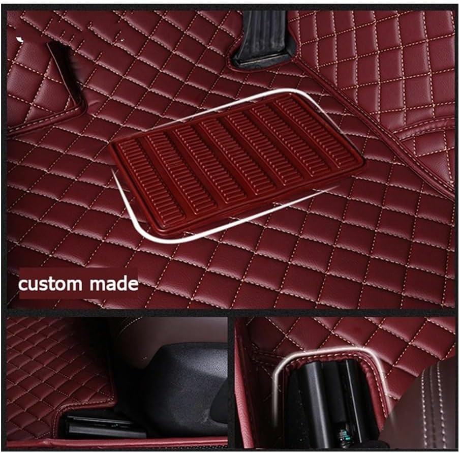 Car Mats Custom Car Floor Mats for N&Issan for Navara D22 D23 D40 1997-2010 2011 2012 2013 2014 2015 2016 Auto Carpets Foot Coche(Blue) - Beige image number 3