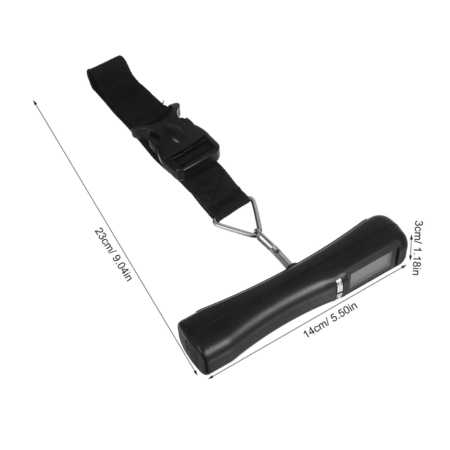 Minkissy 50Kg Electronic Luggage Scale Suitcase Weighing Scale for Travel Portable Weight High-Strength Strap for Airport Baggage Check and Hand Use image number 1