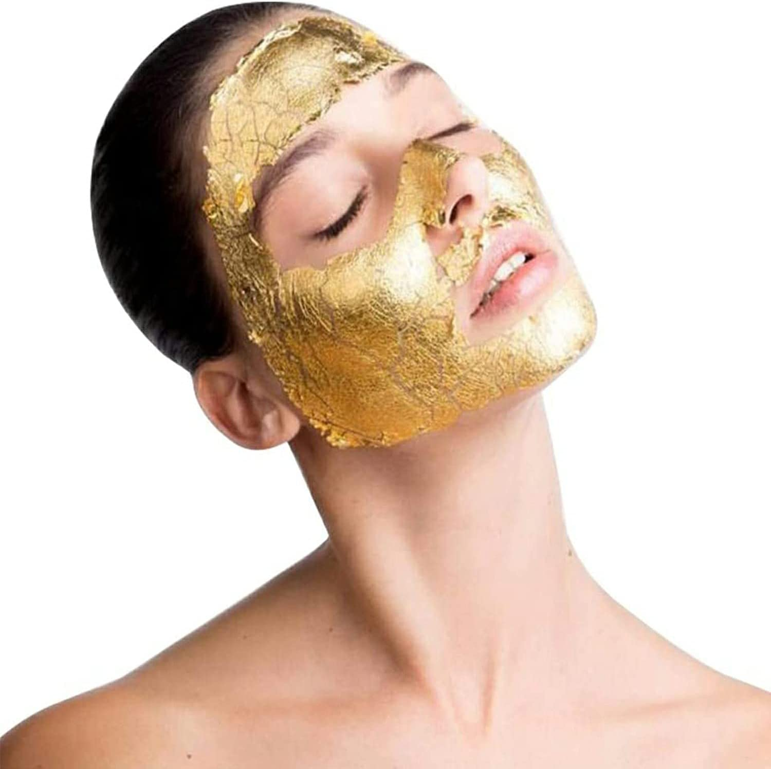 300 Sheets Gold Foil Paper, Imitation Gold Leaf, Silver, Rose Gold Leaf Foil Paper, Mixed Color Imitation Foils, Gilding Foil for DIY Nails, Arts, Gilding Crafting, Decoration, Furniture image number 3