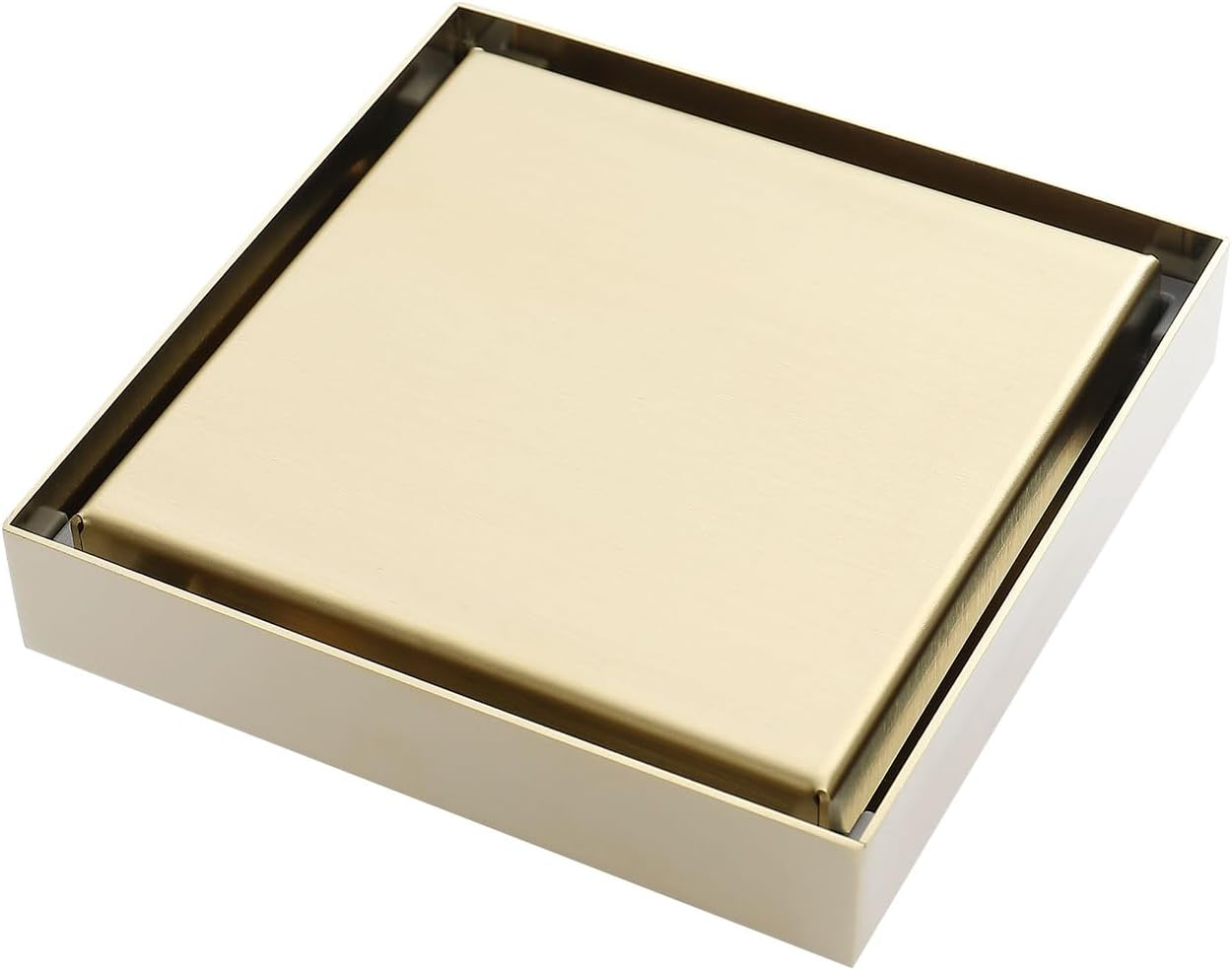 Decaura Shower Grates Bathroom Floor Drain Waste Stainless Steel (Brushed Nickel, Outlet ￠50Mm)