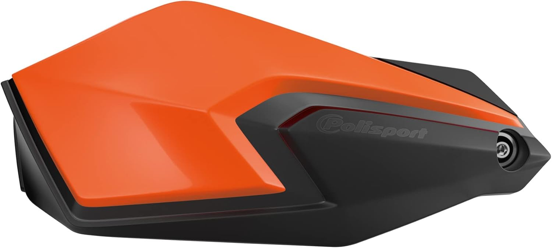 Polisport 8308900004 - Hand Protectors S-DUAL 2 Attachment Points Mx-Style Plastic Including Mounting Kit Compatible with All Mx/Enduro Models in Orange