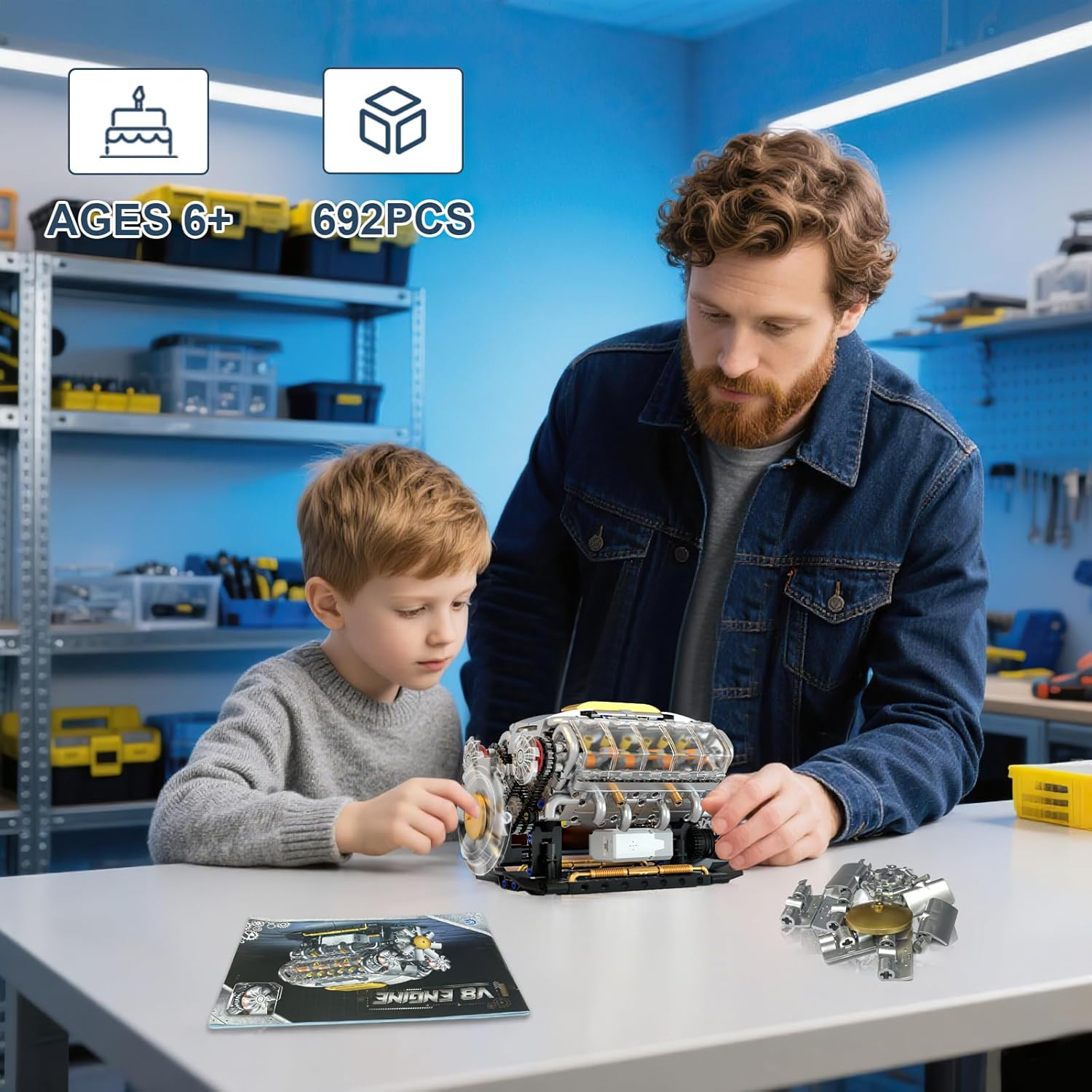 Generisch V8 Building Block Engine Model image number 6