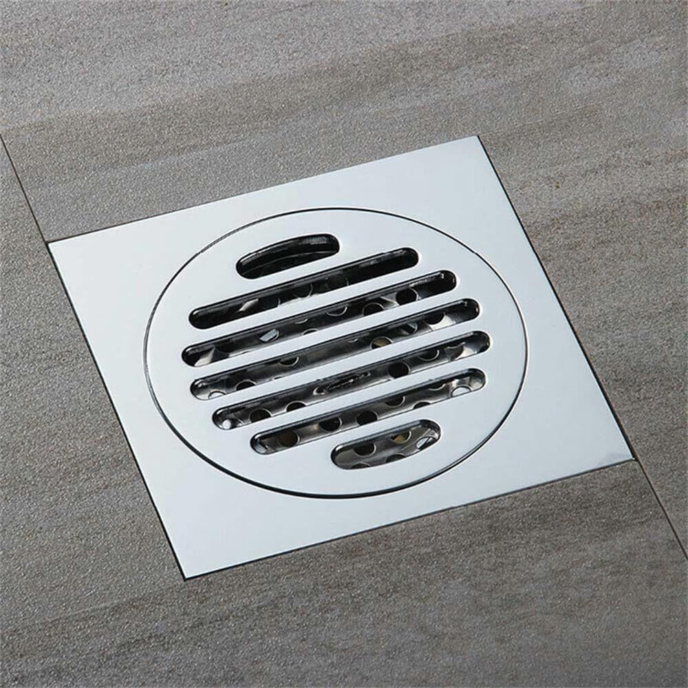 Tile Insert Floor Waste Shower Grate Drain Brass Bathroom Shower Kitchen AU image number 6