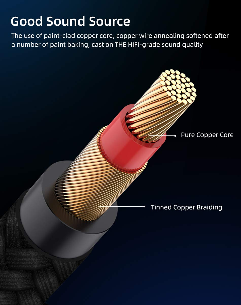 T Tersely 1M USB C to 3.5Mm Aux Cable for Samsung S26/S25/S24/Fold/Flip, for Iphone 17/16/15 Pro Max/Pro, Type C Headphone Adapter Car Stereo Audio Speaker Jack Cord for Ipad Pro Air, for Pixel image number 5