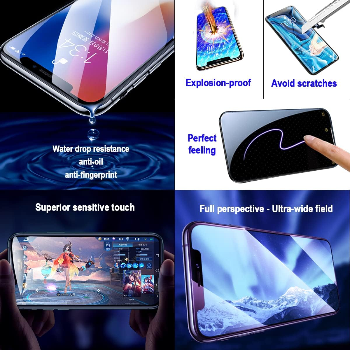 EFAITHFIX for Iphone 11 LCD Screen Replacement 6.1 Inch Frame Assembly LCD Display and 3D Touch Screen Digitizer with Repair Tools Kit for A2111, A2223, A2221 with Waterproof Adhesive Tempered Glass