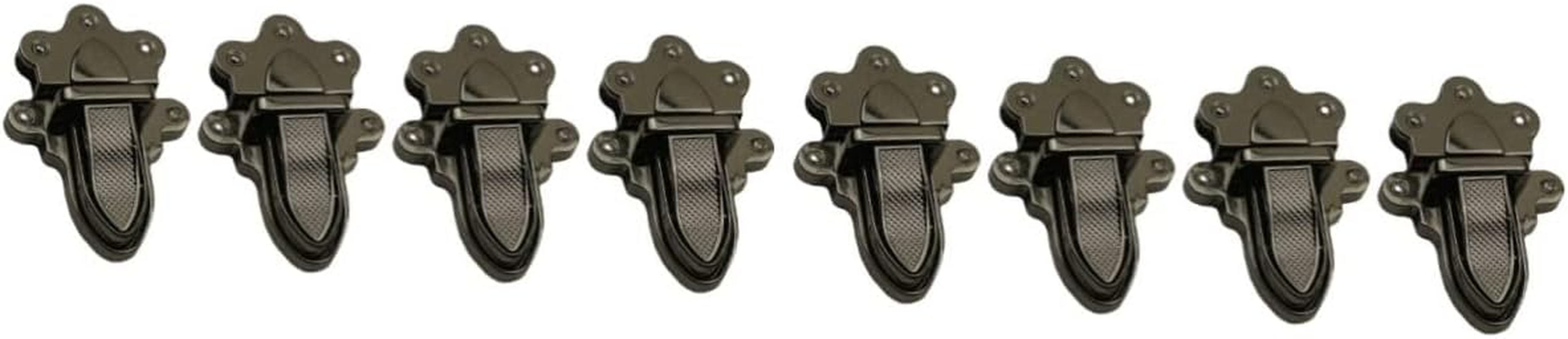 COHEALI 8Pcs Tongue Press Locks Clasp Closure Locks for DIY Handbags Replacement Accessories