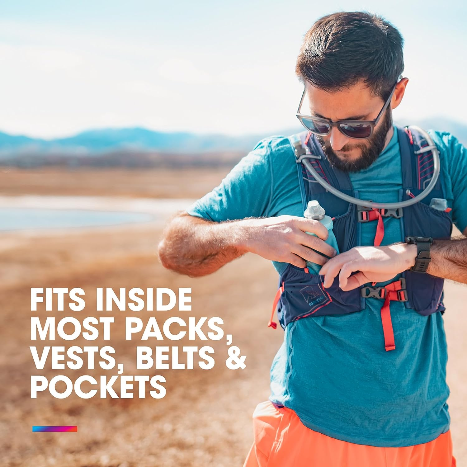 Hydrapak Softflask 250Ml - Collapsible Trail Running Vest Soft Nutrition Flask Bottle - (250 Ml/8 Oz) image number 1