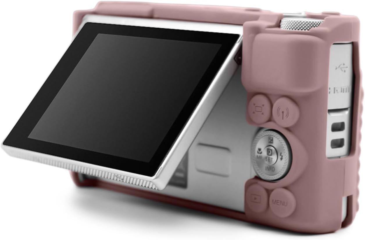 TYUANDOUER SX740 SX730 Camera Case, Soft Silicone Case for Canon Powershot SX740/SX730 HS Camera, Lightweight Skin Rubber Body Protective Cover for SX740 SX730 with Detachable Lens Cap - Grey image number 2