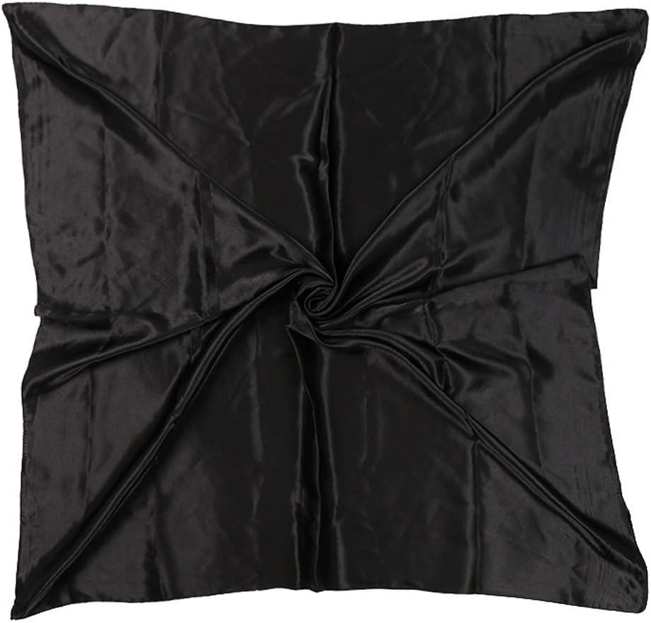 ASUITOFK 35" Womens Large Satin Square Scarf Silk Feeling Hair Wrapping Gift Headscarf Scarves