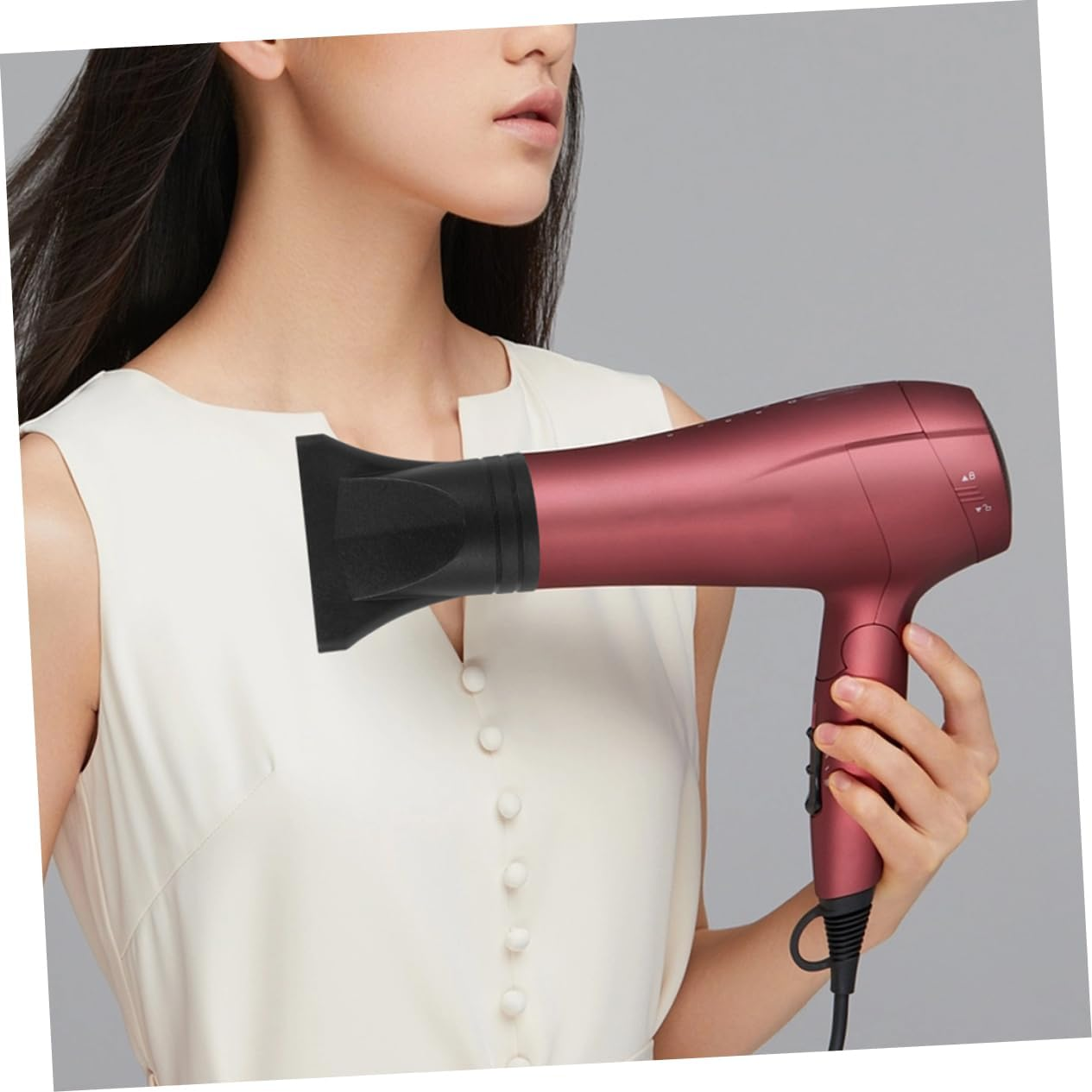 BESTYASH Hair Dryer Attachment 4-Piece Set Narrow Concentrator Nozzle for Precise Hair Drying Compatible Most Blow Dryers image number 6