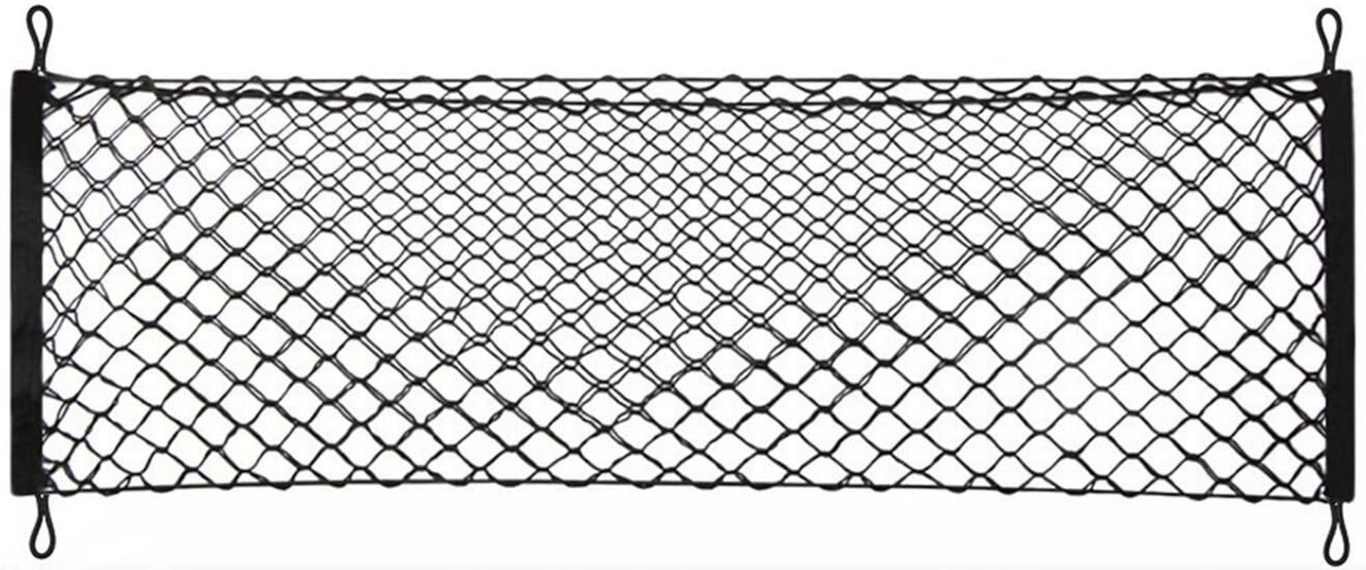 Heavy Duty Cargo Net Stretchable, Universal Adjustable Elastic Truck Net with Hooks, Storage Mesh Organizer Bungee for Car, SUV, Truck image number 2