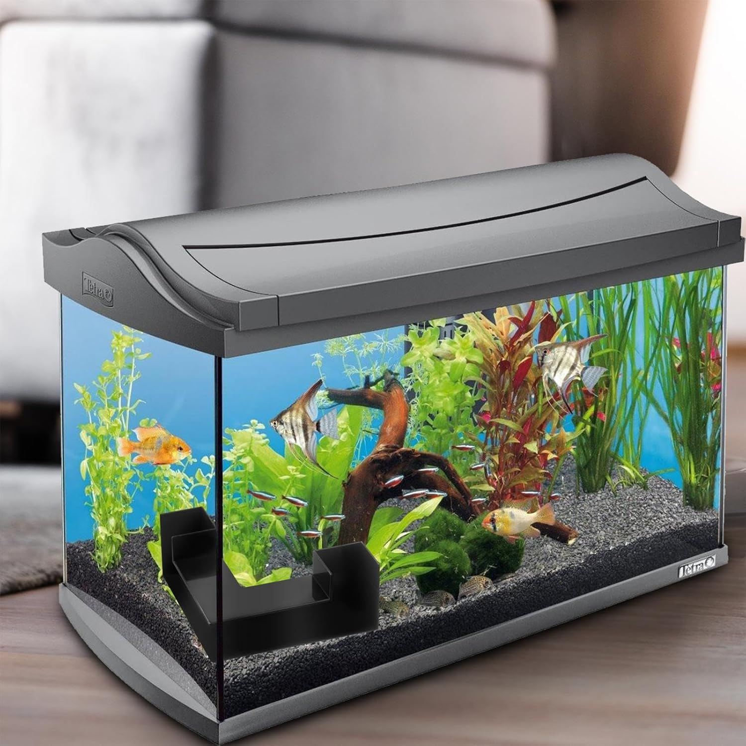Shrimp Hiding Spot - Small Hiding Tunnel, Decorative Tank Shelter | Smooth Corner Design, Natural Look Resin Structure, Safe Resting Space Betta Fish, Catfish, Tetras, Peaceful Aquatic Environments image number 4