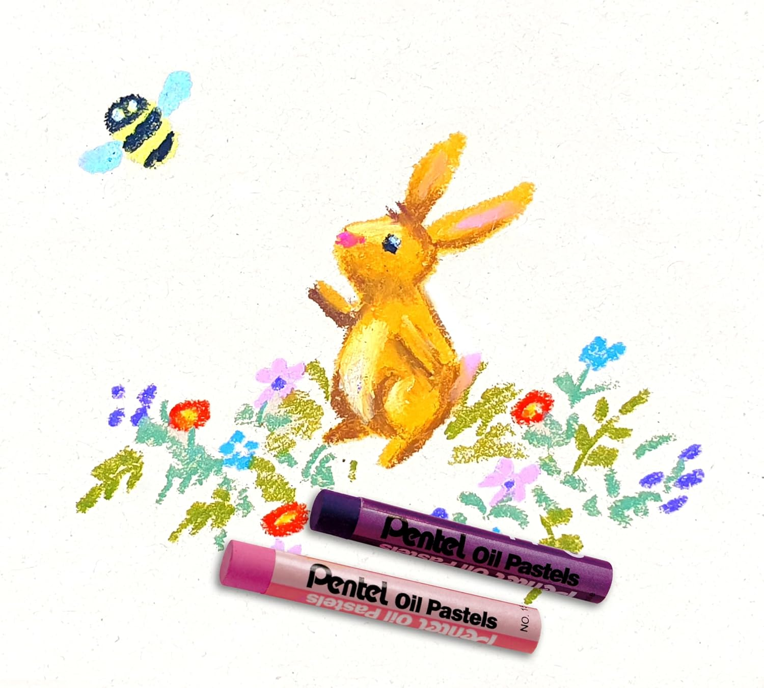 Pentel Arts Oil Pastels, One Pack of 36 Assorted Colours (OPHN-36) image number 4