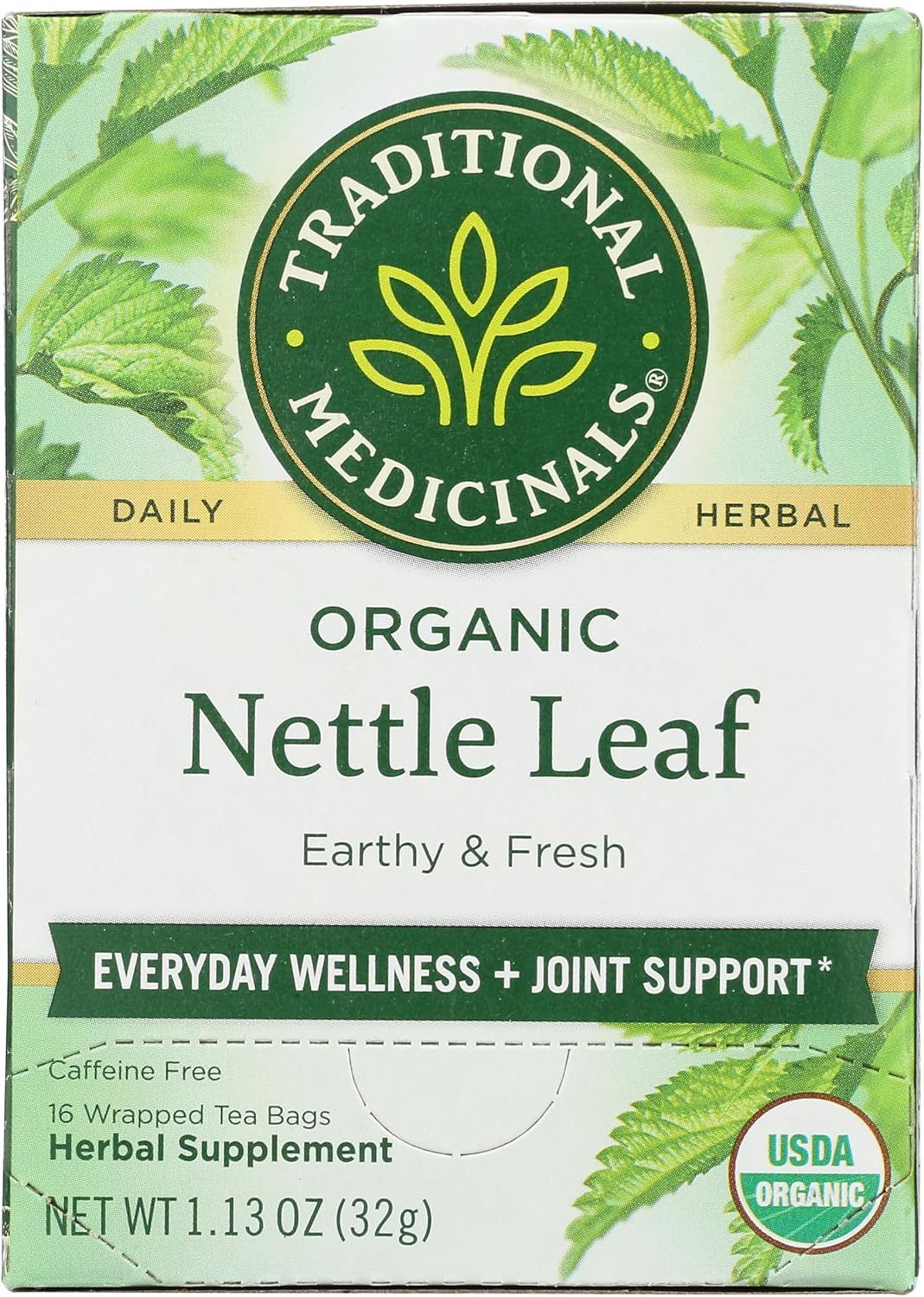 Traditional Medicinals, Organic Nettle Leaf 1.13 Oz (16 Bags) image number 3