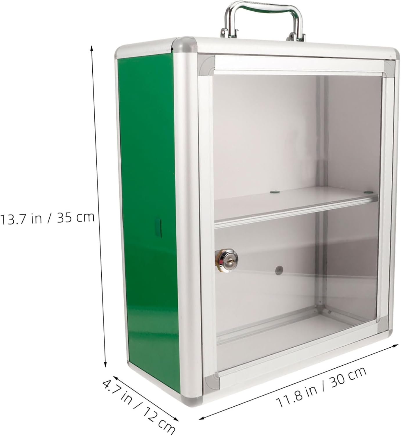 Garneck Wall-Mounted First Aid Medicine Cabinet Large Capacity Emergency Storage Organizer for Sturdy Design Convenient for and Sports Teams image number 1