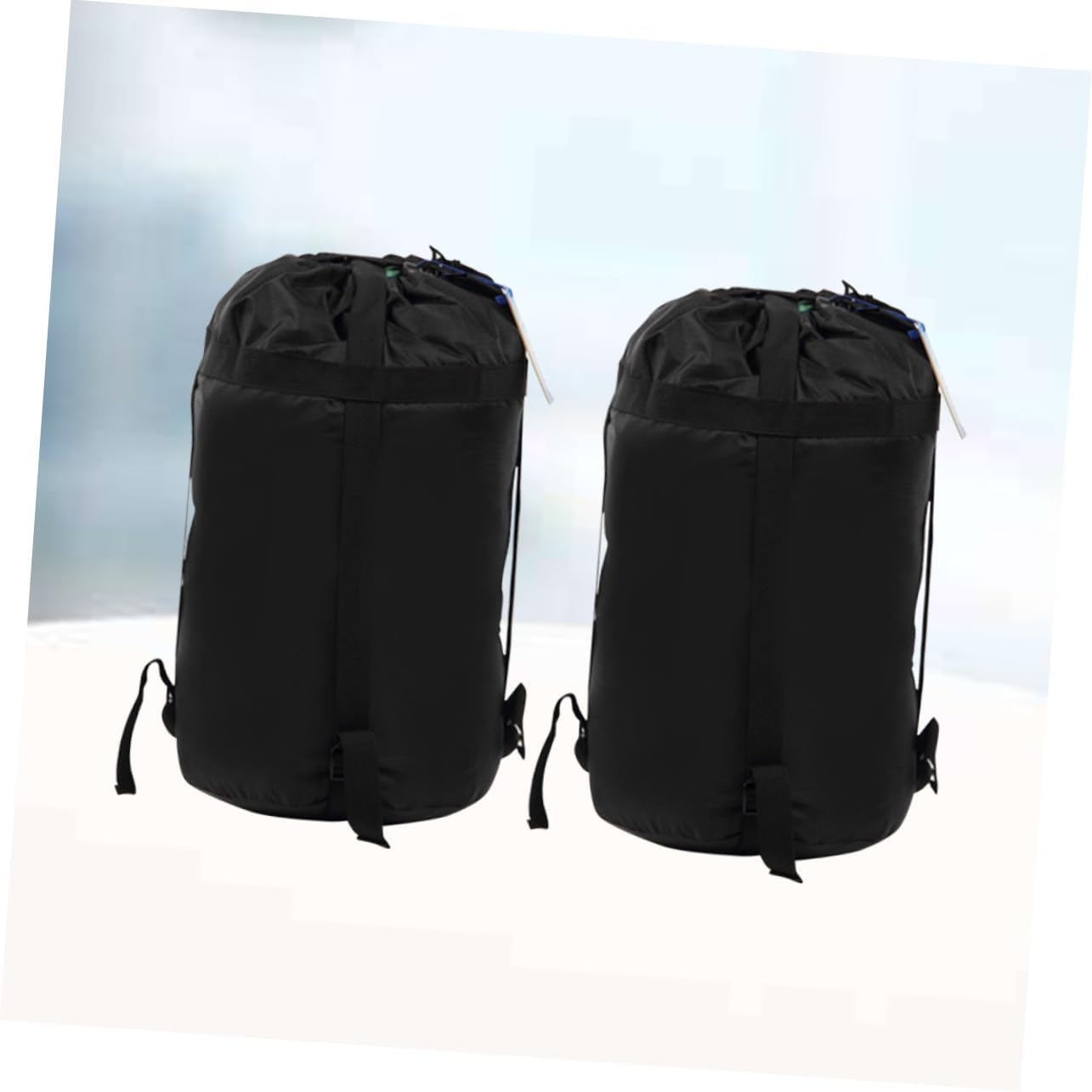 VINTORKY 2Pcs Compression Bags for Camping Hiking Backpacking Portable Storage Sacks with Straps Quilts Organizer for Outdoor Trekking and Travel image number 4