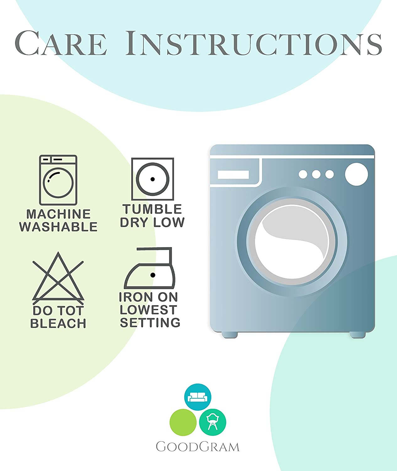 Goodgram Country Gingham Check Live~Laugh~Love 3 Pc. Caf&eacute; Plaid Kitchen Curtain Set - Assorted Colors & Sizes (Gray, 36 In. L) image number 3