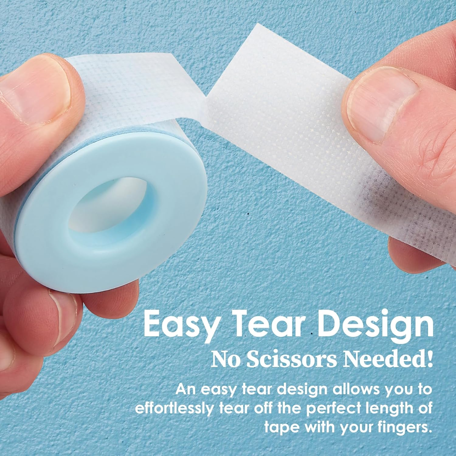 Medca Sensitive Skin Low Trauma Tape Roll, 1 Inch X 4 Yards, Pack of 2 Rolls image number 5