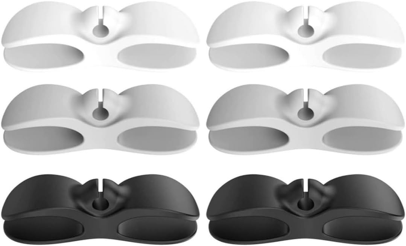 6 PCS Cord Organizer for Kitchen Appliances,Wrap Holder Cable Organizer for Home Appliances(Black, White, Grey) image number 3