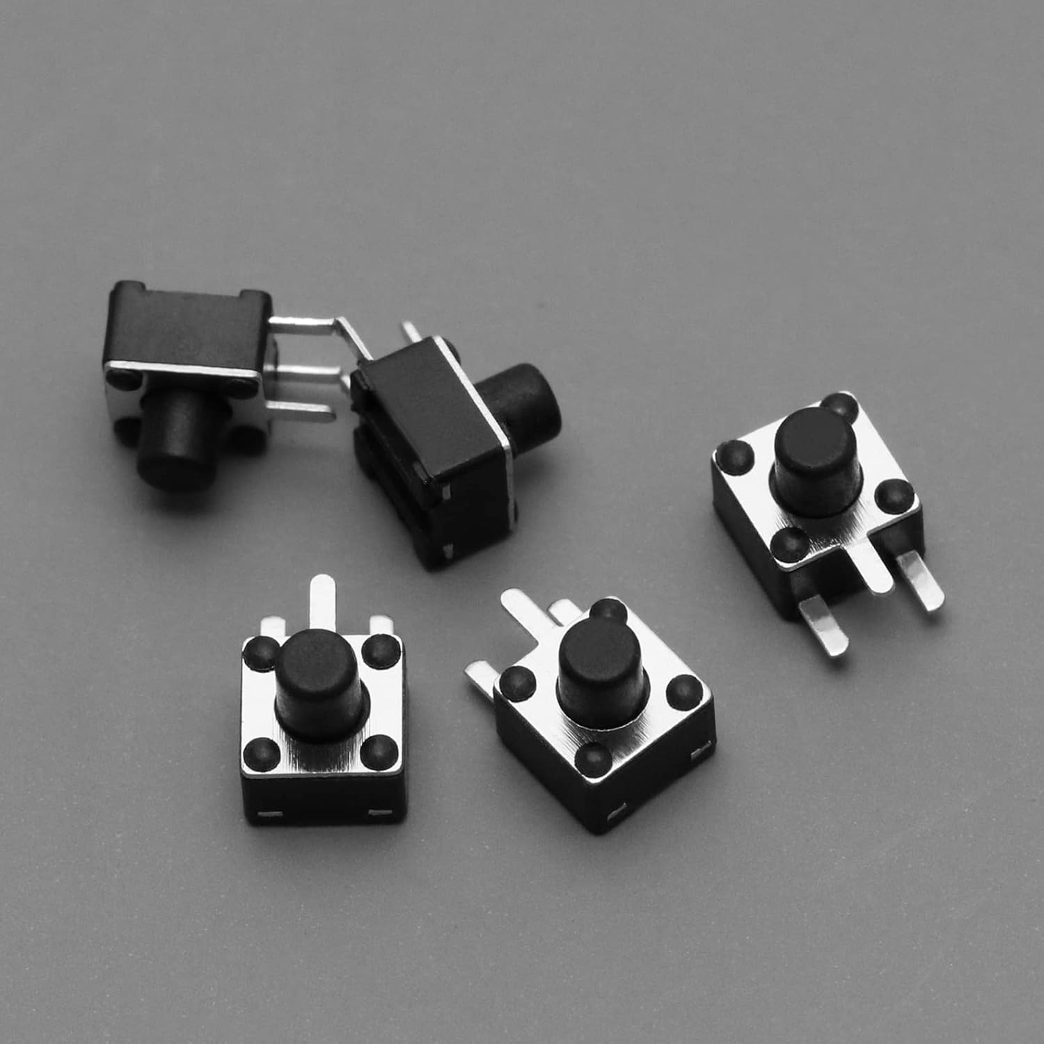 SING F LTD 260PCS Micro Momentary Tact Switch Tactile Push Button Switch Assortment Kit 26 Values 4 Pin/3 Pin/2 Pin for Television Audio Equipment Video Recorders QC-26V