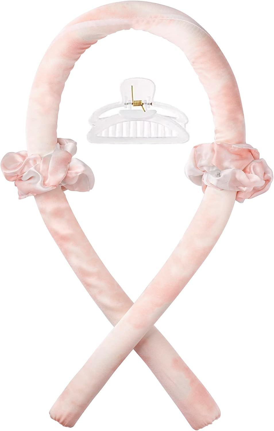 CORATED No Heat Curlers, Overnight Heatless Curls for Long Hair, Heatless Curling Rod Headband You Can Sleep In, Soft Silk DIY Hair Styling Tools Kit, Hair Wrap Curls for Medium Hair