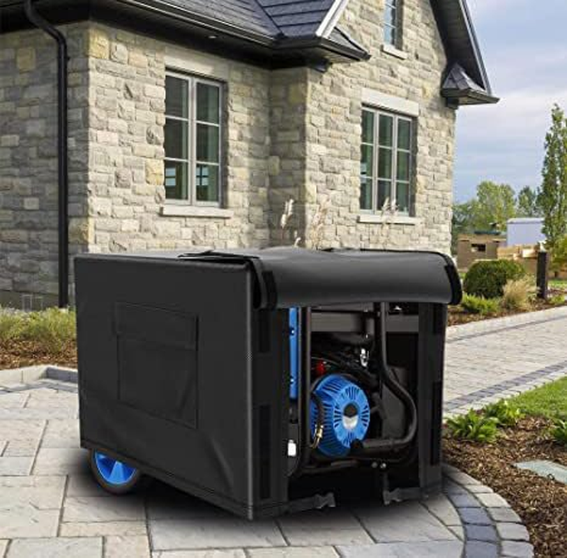 Generator Dust Cover Outdoor Generator Covers Heavy Duty Waterproof Generator Cover Generator Covers While Running for Universal Portable Generators image number 4
