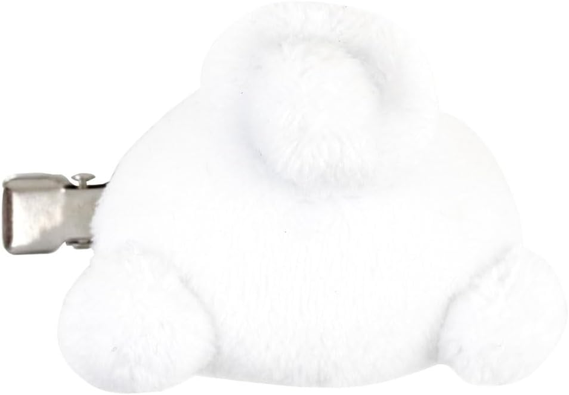 Tees Factory SR-5548052CR Sanrio Characters Mascot Butt Hair Clip, Cinnamorol, 2.2 X 2.4 X 1.2 Inches (55 X 60 X 30 Mm)