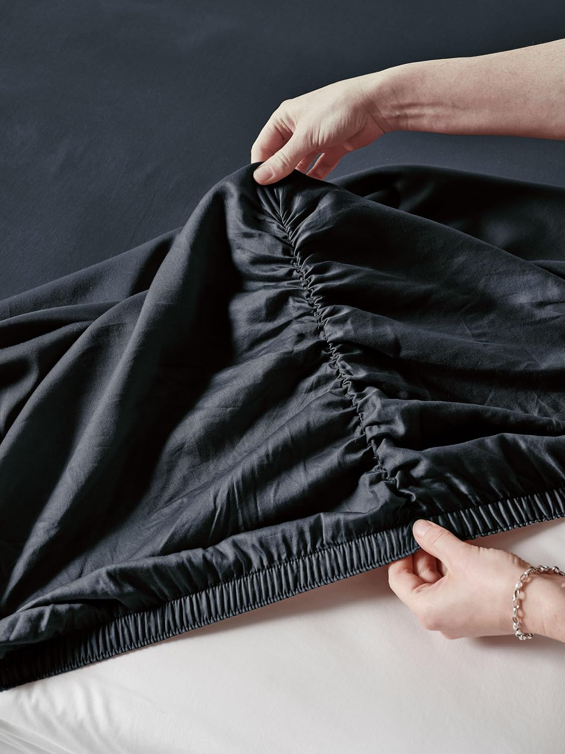 Linen House Surf Wash Sheet Set, Midnight, Double Bed image number 4