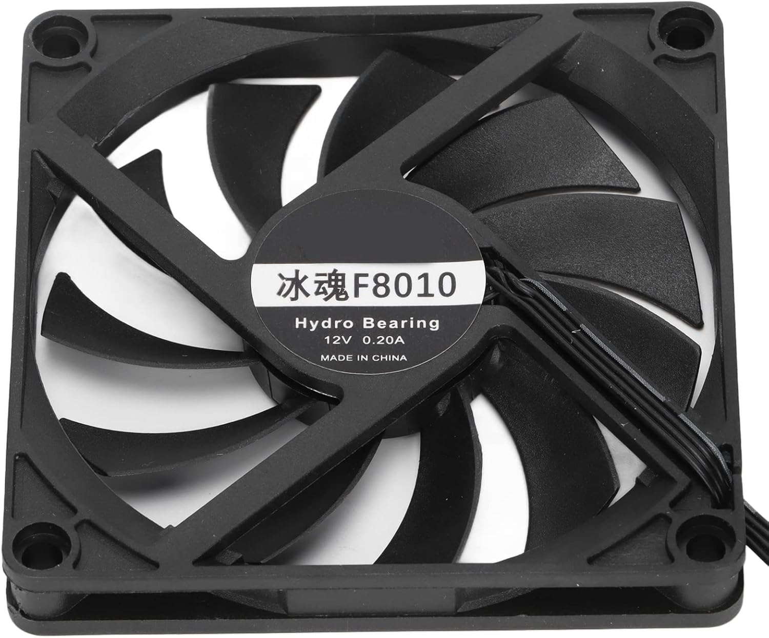 TOPINCN Quick Heat Dissipation PWM Cooling Fan Ultra Thin Chassis Fan for Computer Cases 80 X 80Mm Abssize