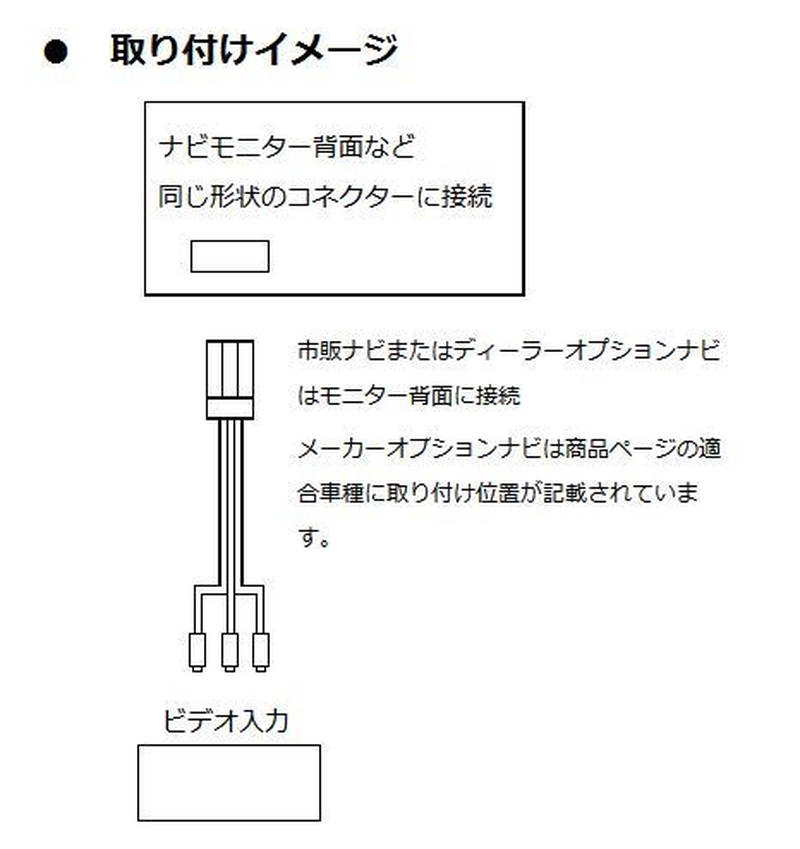 (VTR-01-6P) Toyota NHZN-W61G External Input VTR Adapter image number 3