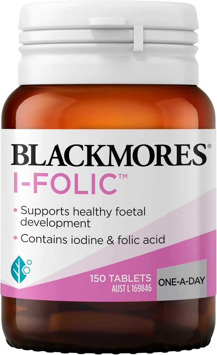 Blackmores I-Folic | Combination of Iodine & Folic Acid |Important Preconception & Pregnancy Nutrients| 150 Tablets image number 2